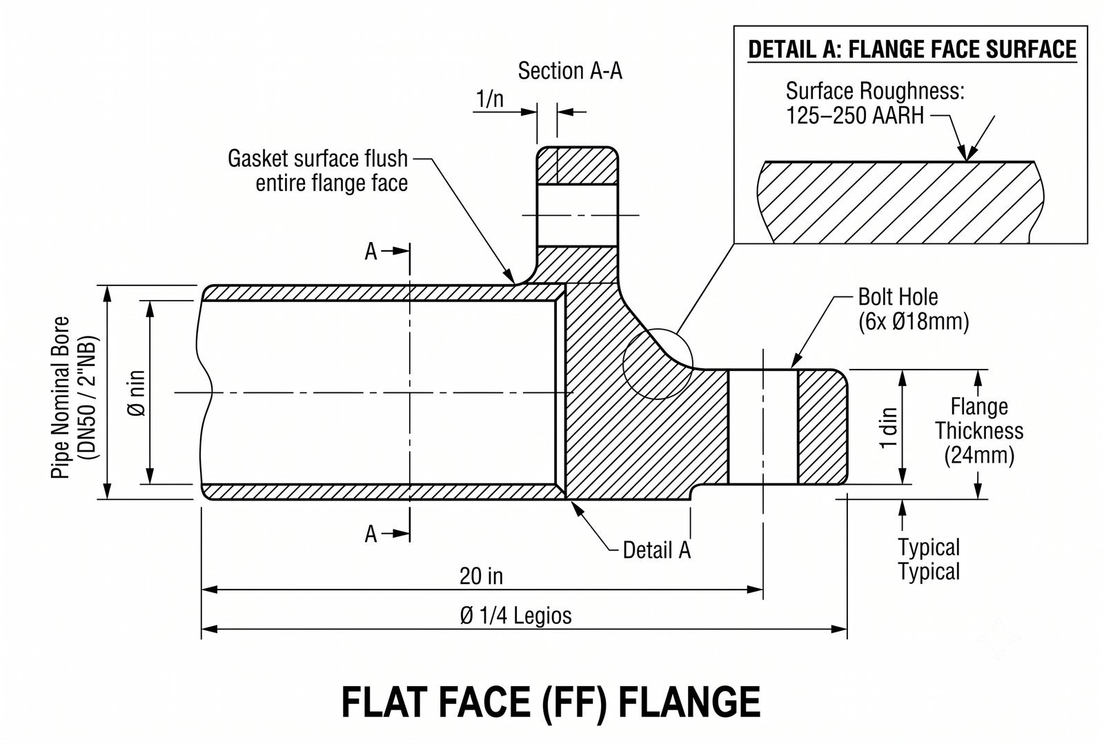 Flat Face (FF) Flange