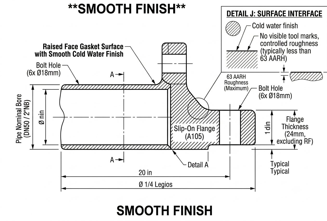 Smooth Finish Flange