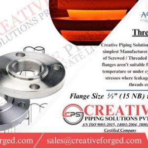 ASME/ANSI B16.5 Screwed Threaded Flange Manufacturer