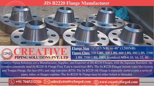 JIS B2220 10k, 5k, 2k, 16k Flange Manufacturer 1 JIS B2220 10k, 5k, 2k, 16k Flange Manufacturer