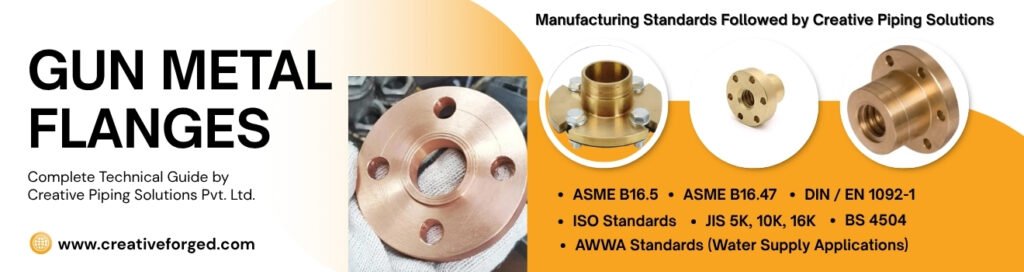 Gun Metal Flanges: Complete Technical Guide by Creative Piping Solutions Pvt. Ltd.